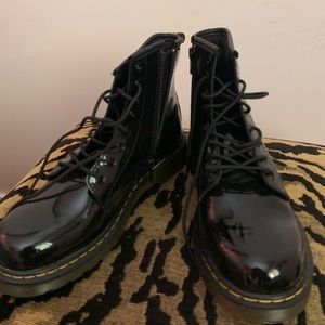 Black Leather Doc Martens